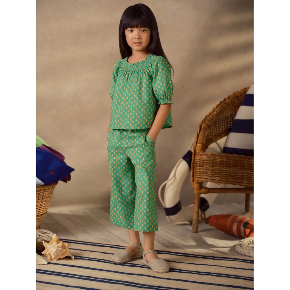 Polo Ralph Lauren Kids Floral cotton top and pants set Size 12 NEW
